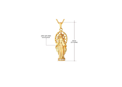 Fashionable Virgin Mary Medallion Pendant